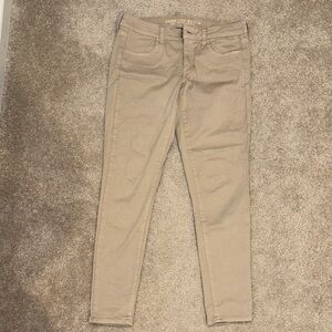 American Eagle Women's Beige Skinny Jeans